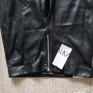 ZARA Faux Leather Leggings